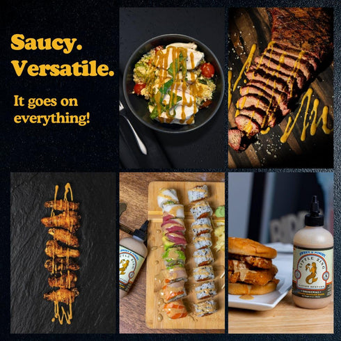 10 oz Little Zing Danish Mustard Sweet & Punchy Gourmet Mustard Sauce with Horseradish Kick All-Natural, No Oils