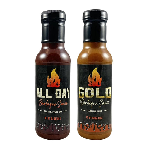 AC Barbeque Sauce Duo, 2-pack with All Day, Every Day & AC Gold BBQ Sauce, 2 x 15.3oz Bottles