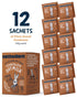 10 oz 12 Oatbedient Chocolate Oat Milk Powder, Sachets, Non-Dairy Milk Powder, NGMO, Vegan, No Preservatives, Lactose