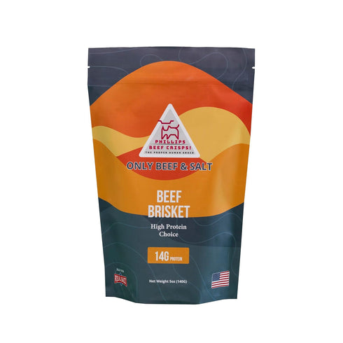 PHILLIPS BEEF CRISPS! THE PROPER HUMAN SNACK Beef Brisket
