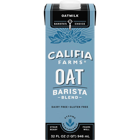 Califia Farms - Oat Barista Blend Oat Milk, 32 Oz, Dairy Free,