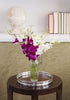 KaBloom - Exotic Opal Orchid Bouquet of Purple and White Orchids without Vase - Fresh Flowers for Birthday, Valentine's
