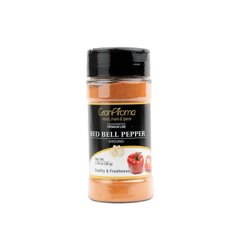 GranAroma Red Bell Pepper Powder, Sweet Pepper Flavor, Baking & Cooking (2.08