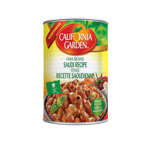 California Garden Fava Beans Saudi Recipe, 450g (4 cans)