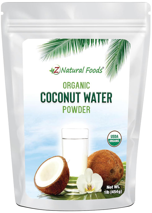 Z Natural Foods Organic Coconut Water Powder - Energy & Electrolyte Support