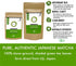 Matcha Wellness Organic Matcha Powder, 3.5oz Culinary Grade from Kyoto – Authentic Green Tea for Lattes