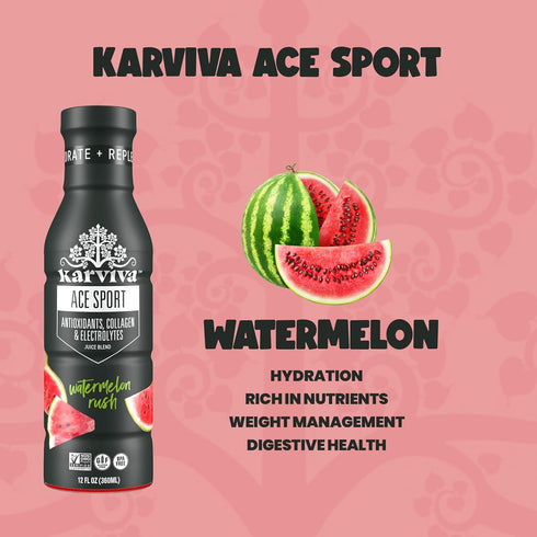 (6 12 oz Karviva ACE Collagen Juice, Healthy Joints, Skin & Hair, Antioxidant-Rich Berries, Marine Collagen, Natural