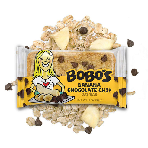 Pack 12 Bobo's Banana Chocolate Chip Oat Bars, Gluten Free, Non-GMO, Whole Grain Oats, of | Snack Bars | On-the-Go |