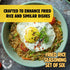 GLP-1 Set Fried Rice Seasoning Collection | Gourmet Spice Blends | Non GMO, No MSG | Made In USA | Small Batch, Hand