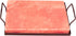OULLYY Himalayan Salt Plate Steel with Holder Set, Outdoor BBQ Himalayan Salt Block