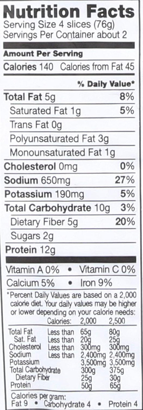 Lightlife 6 OZ FOODS Organic Tempeh Smoky Bacon
