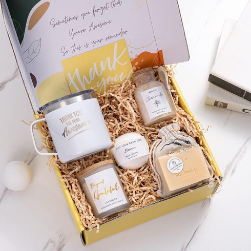 Thank You Gifts for Women Spa Thoughtful Unique Office Gift for Coworkers Nurse Friends Men Boss Employee Secretary