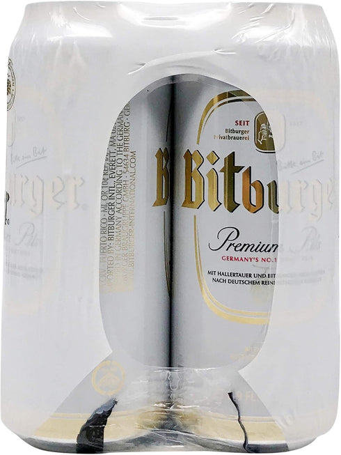 Bitburger 4pk, 16.9 Oz , Pilsner, Fl Cans
