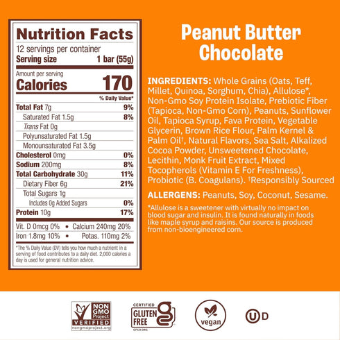 Pack Pack 10g 1g 6g 12 Count Munk Variety Probiotic Protein Bars | Plant Protein, Sugar, Fiber |Diabetic-Friendly Ideal