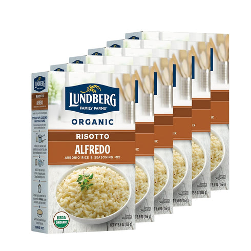 Lundberg Family Farms - Traditional Italian Risotto, Alfredo, Convenient Side Dish, 20