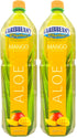 CARIBBEAN RHYTHMS Aloe Vera Drink with Aloe Pulp, Mango, 1.5L (Pack of 2)