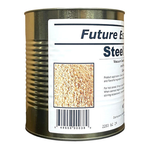 1 #10 Can of Future Essentials Canned Steel-Cut Oats Can