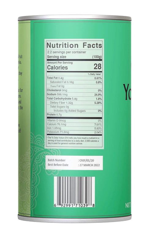 14 (Pack 6) Jiva Organic Young Green Jackfruit Ounce of - BPA Free, Gluten Free, Jackfruit Canned, Delicious Vegan