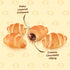 7Days (2.12oz, Pack 10) Mini Croissant Pouches, Chocolate Filling, Individual Size Snack Bag, On the Go Bakery Snacks