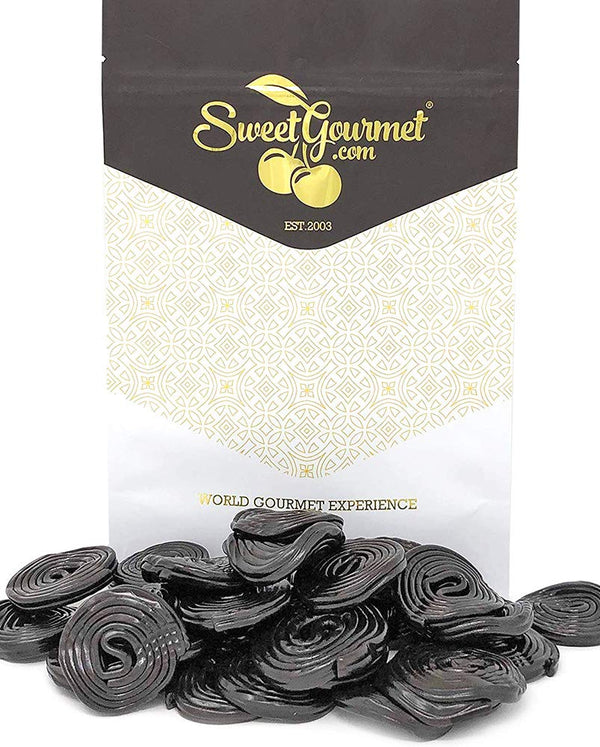 Italian Black Licorice Wheels | Bulk Candy | Natural Colors and Flavors,
