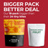 Pack (9.54 Oz), Pack, 0.53 Oz 18 Packs Zest Delites Freeze Dried Fruit Bulk Freeze Dried Strawberries, Bananas, Apple