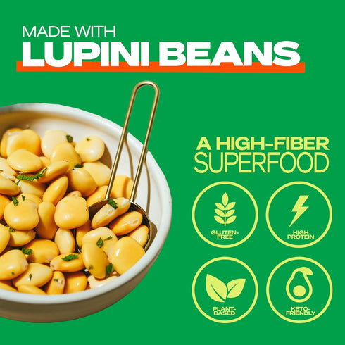 2lbs Kaizen Lupin Flour High Protein, Low Carb, Keto Friendly, Gluten Free Ground Lupini Flour Non GMO, Vegan, Low
