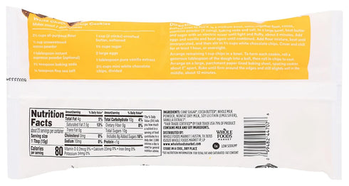 365 12 by Whole Foods Market, Mini White Chocolate Baking Chips, Ounce