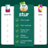 5 120 Stur Liquid Water Enhancer | Peach Mango | Sweetened with Stevia | High in Vitamin C & Antioxidants | Sugar Free