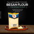 TAJ Gourmet Foods 2-Pounds TAJ Besan Flour | Chick Pea | Gram Flour | Finely Grounded