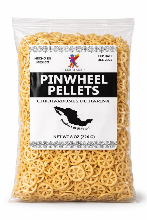 Alebrixes | Mexican Potato Pinwheel Pellets 8oz (226g) | Duritos | Chicharron