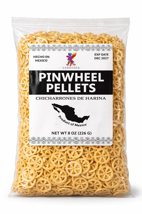 Alebrixes | Mexican Potato Pinwheel Pellets 8oz (226g) | Duritos | Chicharron
