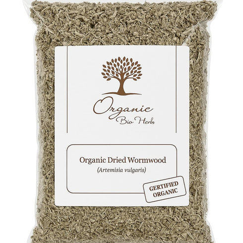Organic Bio Herbs Premium Dried Wormwood, 100% Natural & Hand-Harvested, Ideal for Herbal Tea, 6 Oz