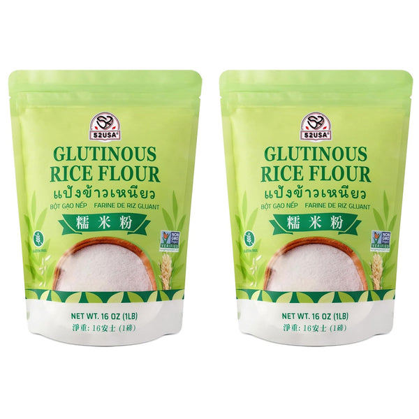 52USA Glutinous Rice Flour 32 Ounce (Basic), 2 Pound (Pack of 2),