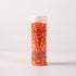Kasvan Orange Pearl Sugar Sprinkles, 130g/4.58 Oz - Edible Candy Pearls for Baking Cake Decorations, Ice Cream Toppings