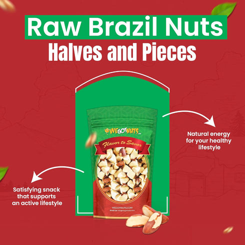 1 (16oz) Raw Brazil Nuts - Pound, - Natural, Unsalted, Shelled, No Preservatives, Kosher Certified - Natural, Fresh