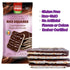 Just Grown 2.6 oz, Pack 3 Chocolate Covered Rice Cakes Squares, Whole Grain, Dairy Free, Gluten Free, Kosher, Low