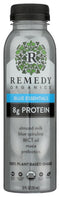 Remedy Organics Blue Essentials 12 Fl Oz | Plant Based Protein Shakes,