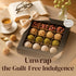 (16 9.7 Oz) ANDY ANAND CHOCOLATIER Natural Truffles Gift Box With Pistachio, Hazelnut & Coconut, Delicious Taste