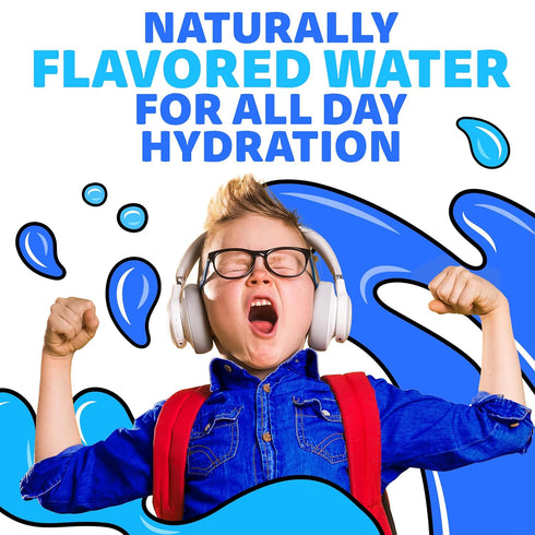 40 6 oz Capri Sun Roarin' Waters Flavored Water Beverage, Pouches, for School Lunches and On-the-Go Hydration, Wild