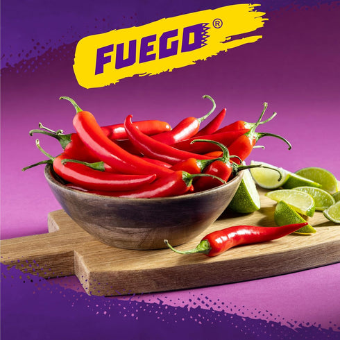 12 3.2 oz Takis Fuego Hot Nuts pc / Snack Size Box, Hot Chili Pepper & Lime Flavored Extreme Spicy Double-Crunch