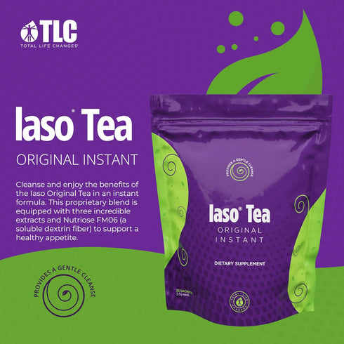 25 (1 Pack) Iaso Instant Tea (Original) - Convenient Tea for a Balanced Lifestyle, Gentle & Refreshing, Sachets