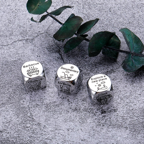 Valentines Day Gifts for Her Him, Valentines Gifts for Women Anniversary Date Night Gifts for Men Women Food Movie Dice