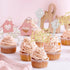 24 Pack Gyufise Sweet Home Cupcake Toppers Glitter key Housewarming Cupcake Picks for Welcome New Home Theme Party Cake