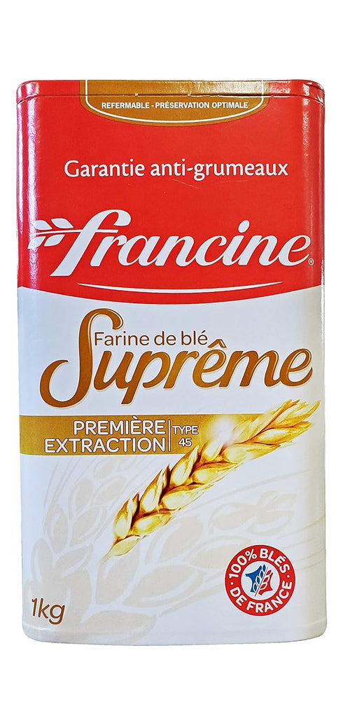 Francine Supreme Wheat Flour & Instant Yeast Bundle - French Import