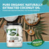 16oz Heaven & Earth USDA Organic Unrefined Virgin Coconut Oil, | Glass Jar | Cold Pressed | Coconut Oil for Cooking