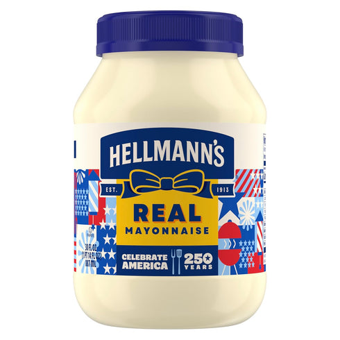 HELLMANN'S Mayonnaise Real Mayo 1 ct For A Creamy Sandwich Spread or Condiment