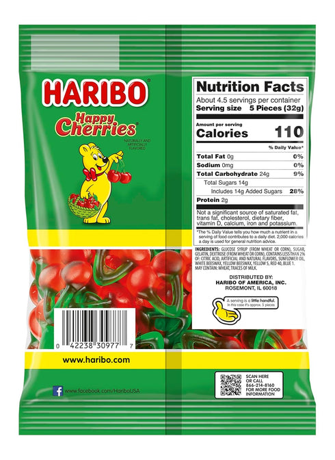 5 oz Haribo, Twin Cherry Bag