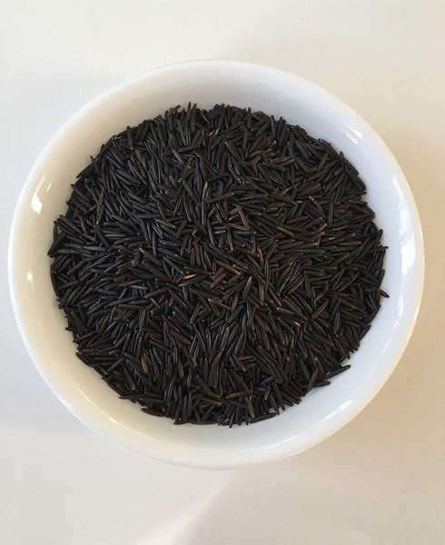 16 oz Moose Lake Wild Rice - Minnesota Cultivated Wild Black Rice with Recipes - Hand Harvested Wild Rice