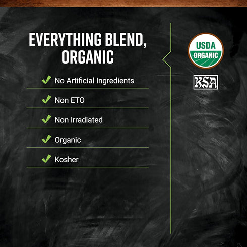 16 Oz, Frontier Co-op Organic Everything Blend Seasoning. Bulk Bag - For Everything Bagels, Eggs, and Salads