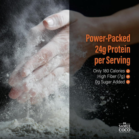 SamuiCoco 100g High Protein Bread Mix | Clean Eating, Easy Bake, No Sugar Added | Just Add Water & Yeast | Ideal
